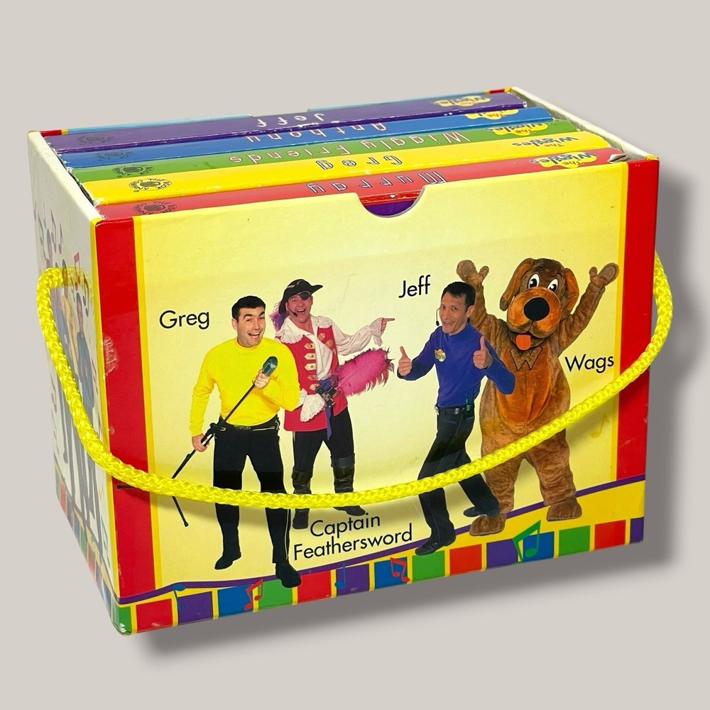 2006 The Wiggles Box of Wiggles Board Book Set Greg Murray Jeff Anthony RARE